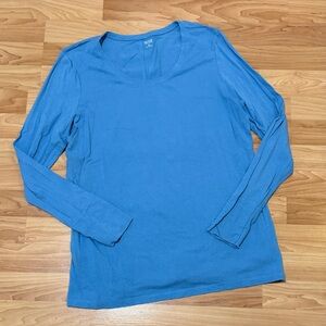Ava & Viv Vibrant Blue Long Sleeve Top